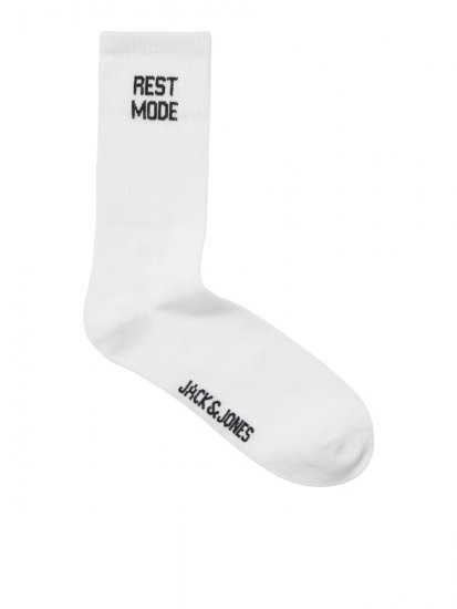 Jack & Jones Power Statements Meias de ténis Branco pack de 3 - Roupa Interior & natação - Roupa interior Homem Tamanhos Grandes