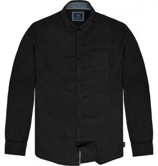 Double Outfitters GS-5225 Camisa Oxford Preto - Camisas - Camisas Homem Tamanhos Grandes
