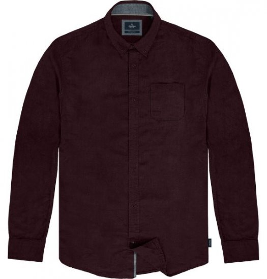 Double Outfitters GS-5225 Camisa Oxford Bordô - Camisas - Camisas Homem Tamanhos Grandes