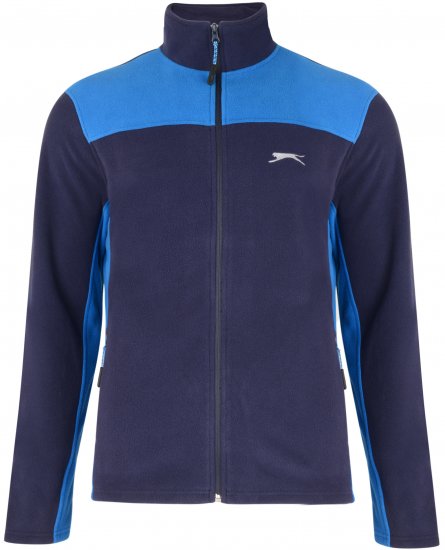 Slazenger Haines Microfleece Navy - Sweatshirts & hoodies - Sweatshirt & Camisolas com Capuz tamanhos grandes