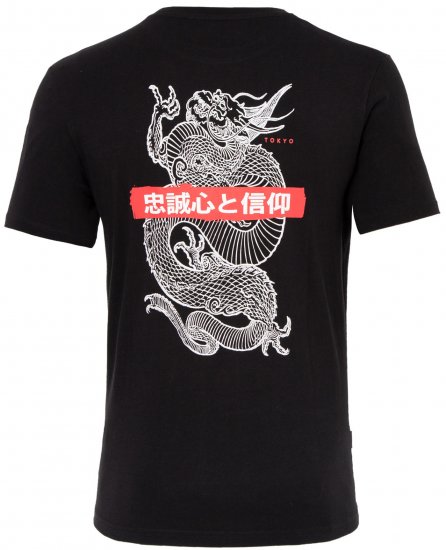 Loyalty & Faith Helix T-shirt Black - T-shirts - T-shirts Homem Tamanhos Grandes