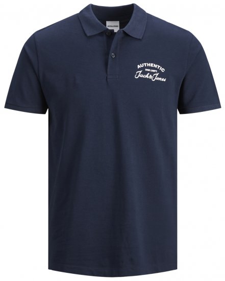 Jack & Jones JJHERO Polo Navy - Pólos - Pólos Tamanhos Grandes Homem