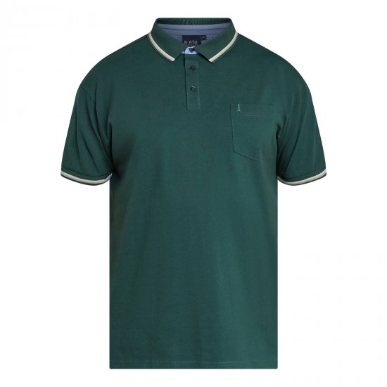 North Latitude Superflex Polo Verde/Caqui - TALL pólos - Polos TALL para Homem Alto