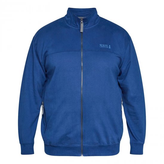North Latitude Sweat Cardigan Azul - Sweatshirts & hoodies - Sweatshirt & Camisolas com Capuz tamanhos grandes