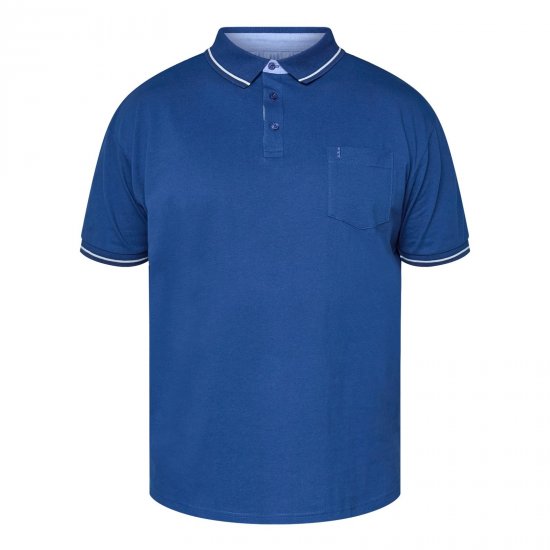 North Latitude Superflex Polo Azul - TALL pólos - Polos TALL para Homem Alto