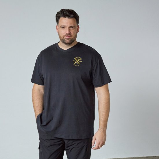 North Latitude Alpine Club T-Shirt Preto - T-shirts - T-shirts Homem Tamanhos Grandes