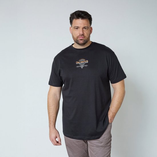 North Latitude T-Shirt With Print Preto - T-shirts - T-shirts Homem Tamanhos Grandes