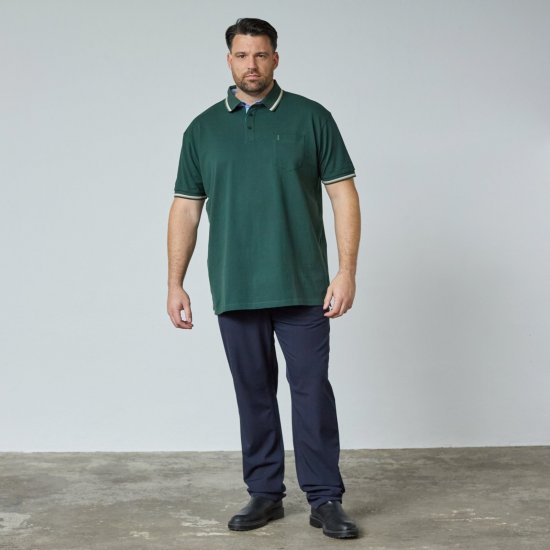 North Latitude Superflex Polo Verde/Caqui - TALL pólos - Polos TALL para Homem Alto