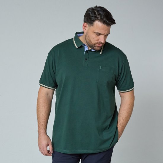North Latitude Superflex Polo Verde/Caqui - Pólos - Pólos Tamanhos Grandes Homem