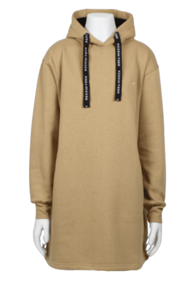 Nora Mikken KRISTINA Long Hoodie Camel - Sweatshirt & camisolas com capuz - 
