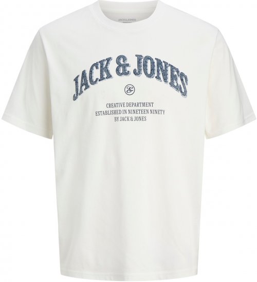 Jack & Jones Denver Graphic T-Shirt Beige - T-shirts - T-shirts Homem Tamanhos Grandes