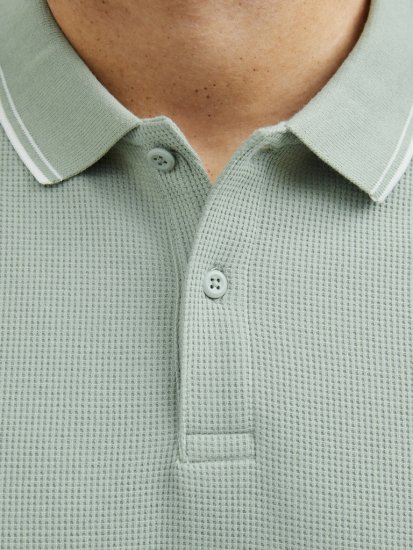 Jack & Jones AUSTIN CLASSIC Polo Iceberg Green - Pólos - Pólos Tamanhos Grandes Homem