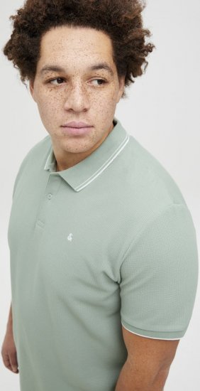 Jack & Jones AUSTIN CLASSIC Polo Iceberg Green - Pólos - Pólos Tamanhos Grandes Homem