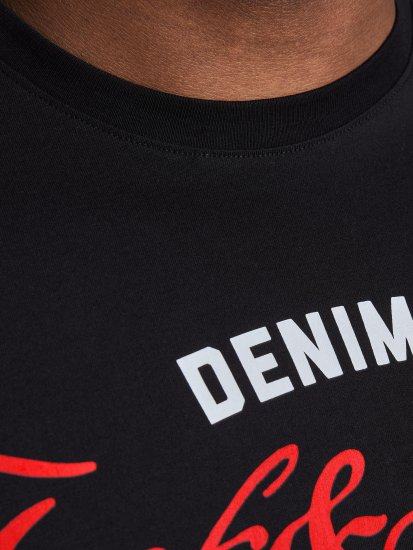 Jack & Jones Elogo T-Shirt Black - T-shirts - T-shirts Homem Tamanhos Grandes