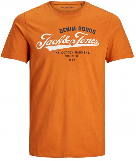 Jack & Jones Elogo T-Shirt Hawaiian Sunset - T-shirts - T-shirts Homem Tamanhos Grandes