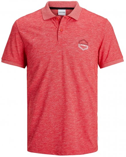 Jack & Jones Delight Polo Red - Pólos - Pólos Tamanhos Grandes Homem
