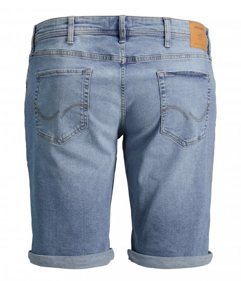 Jack & Jones Rick 5 Pocket Shorts Blue denim - Calções - Calções Homem Tamanhos Grandes