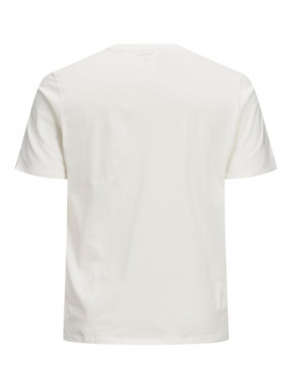 Jack & Jones Elogo T-Shirt White - T-shirts - T-shirts Homem Tamanhos Grandes
