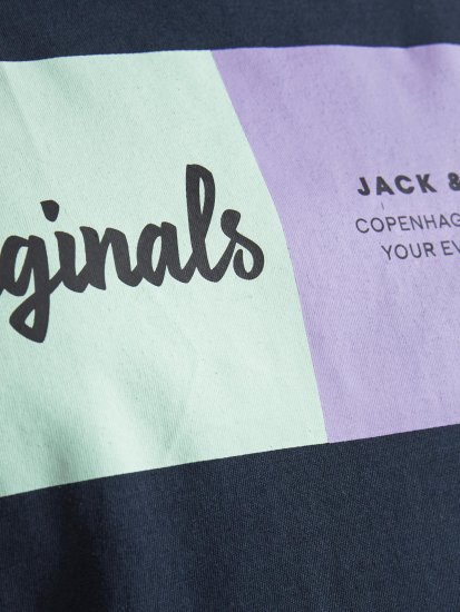 Jack & Jones Joshua T-shirt Navy - T-shirts - T-shirts Homem Tamanhos Grandes