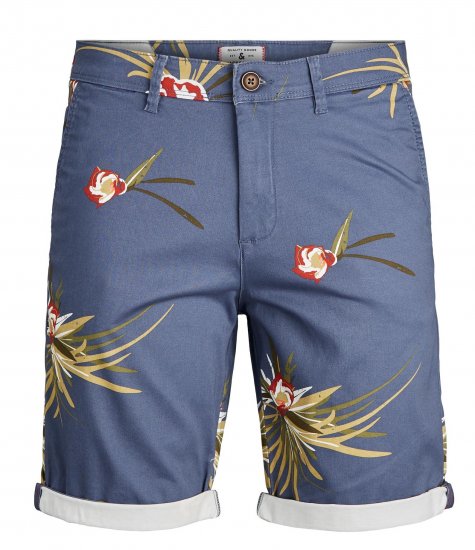 Jack & Jones Bowie Chino Short Indigo - Calções - Calções Homem Tamanhos Grandes