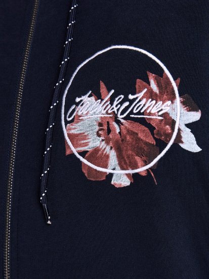 Jack & Jones Califlomax Sweat Hood Navy blazer - Sweatshirts & hoodies - Sweatshirt & Camisolas com Capuz tamanhos grandes