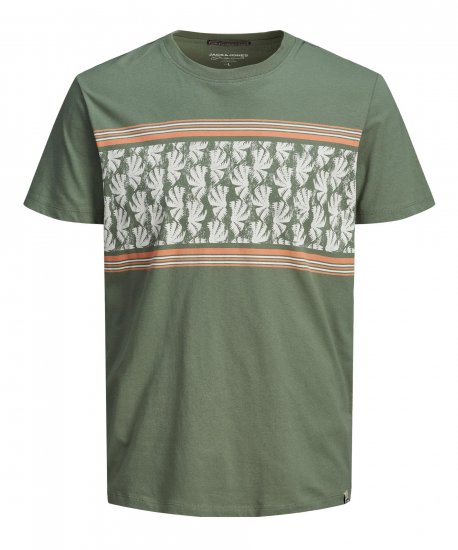 Jack & Jones Sunnys Tee Sea Spray - T-shirts - T-shirts Homem Tamanhos Grandes