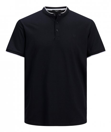 Jack & Jones Blastretch Polo S/S Navy - T-shirts - T-shirts Homem Tamanhos Grandes