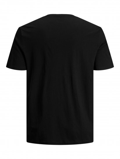 Jack & Jones Booster T-shirt Black - T-shirts - T-shirts Homem Tamanhos Grandes