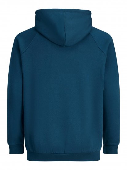Jack & Jones Booster Hoodie Blue - Sweatshirts & hoodies - Sweatshirt & Camisolas com Capuz tamanhos grandes