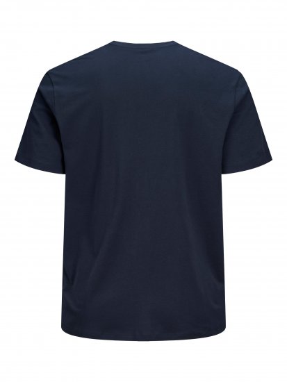 Jack & Jones Preston Crew Neck T-Shirt Navy - T-shirts - T-shirts Homem Tamanhos Grandes