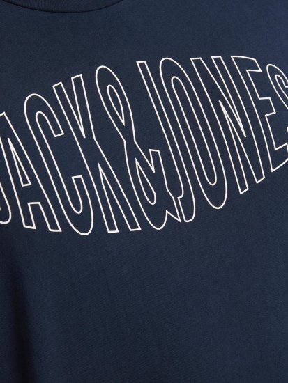 Jack & Jones Preston Crew Neck T-Shirt Navy - T-shirts - T-shirts Homem Tamanhos Grandes