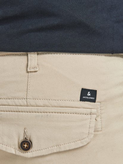 Jack & Jones JPSTPAUL Cuffed Cargopants Sand - Jeans & calças - Jeans & Calças Tamanhos Grandes Homem