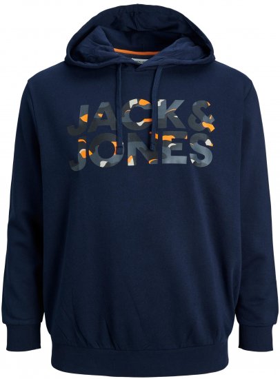 Jack & Jones JJRAMP Hoodie Navy - Sweatshirts & hoodies - Sweatshirt & Camisolas com Capuz tamanhos grandes