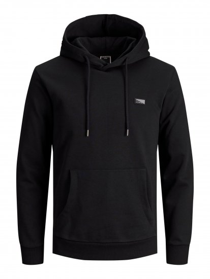 Jack & Jones JCOKING SWEAT HOOD Black - Sweatshirts & hoodies - Sweatshirt & Camisolas com Capuz tamanhos grandes