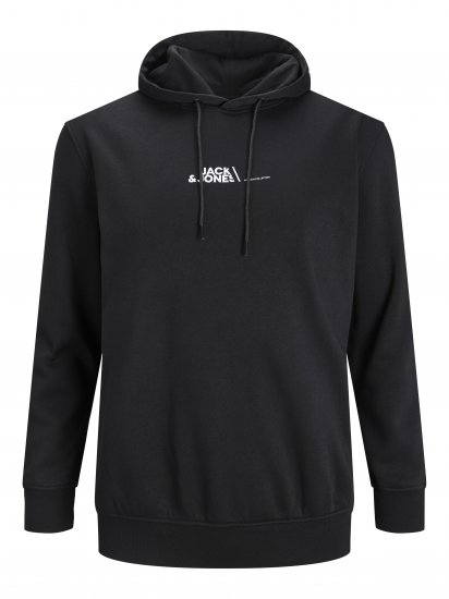 Jack & Jones JPRBLABOOSTER SWEAT Black - Sweatshirts & hoodies - Sweatshirt & Camisolas com Capuz tamanhos grandes