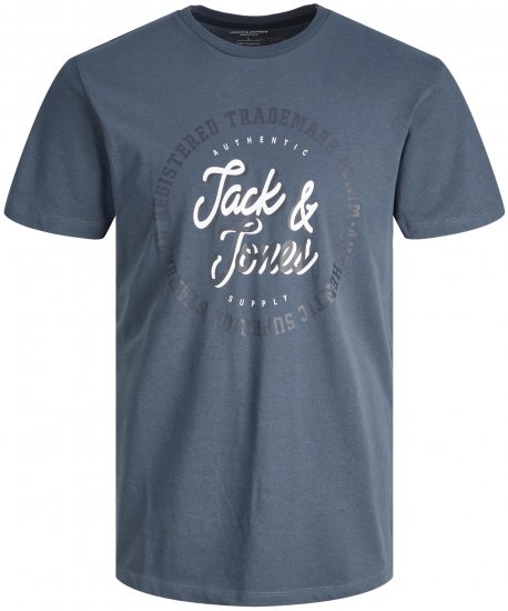 Jack & Jones JJSTAMP TEE Ombre Blue - T-shirts - T-shirts Homem Tamanhos Grandes