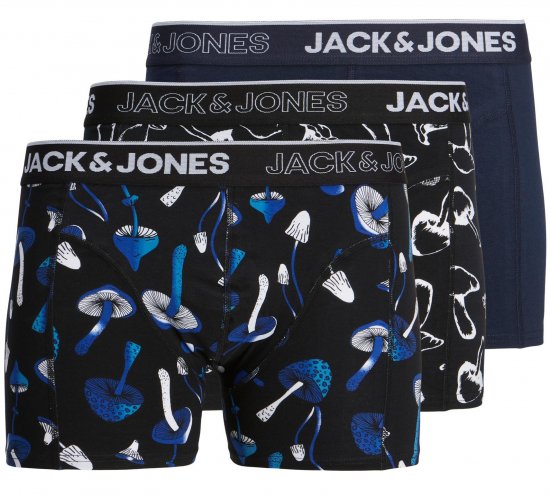 Jack & Jones JACMUSHROOM Boxers 3-pack - Roupa Interior & natação - Roupa interior Homem Tamanhos Grandes