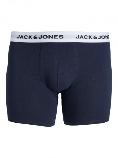 Jack & Jones BASIC White WB Trunks 5-Pack Green - Roupa Interior & natação - Roupa interior Homem Tamanhos Grandes