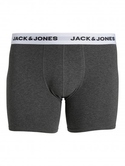 Jack & Jones BASIC White WB Trunks 5-Pack Green - Roupa Interior & natação - Roupa interior Homem Tamanhos Grandes