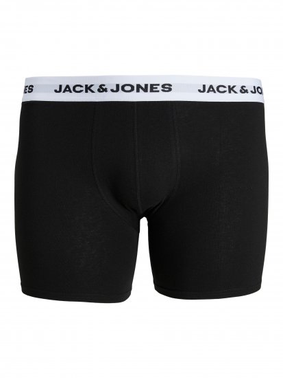 Jack & Jones BASIC White WB Trunks 5-Pack Green - Roupa Interior & natação - Roupa interior Homem Tamanhos Grandes