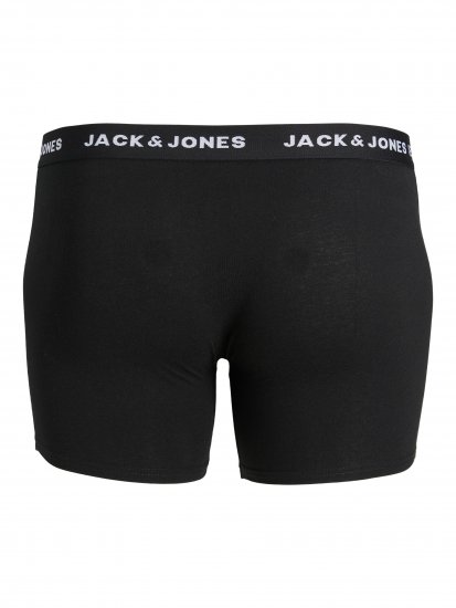 Jack & Jones JACHUEY Boxers 10-pack Black - Roupa Interior & natação - Roupa interior Homem Tamanhos Grandes