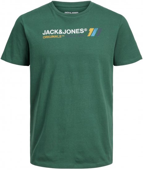 Jack & Jones JORNATE TEE Green - T-shirts - T-shirts Homem Tamanhos Grandes