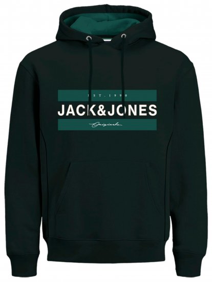 Jack & Jones JORFRIDAY Hoodie Black - Sweatshirts & hoodies - Sweatshirt & Camisolas com Capuz tamanhos grandes