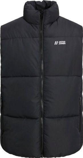 Jack & Jones JJMAX BODYWARMER black - Casacos - Casacos Homem Tamanhos Grandes