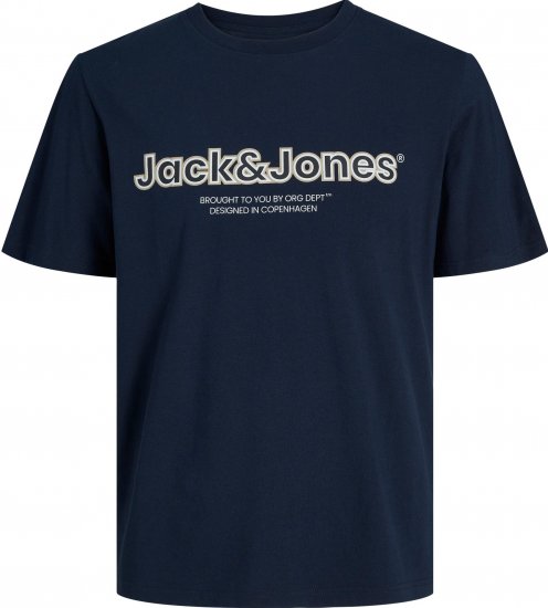 Jack & Jones JORLAKEWOOD BRANDING T-SHIRT - T-shirts - T-shirts Homem Tamanhos Grandes