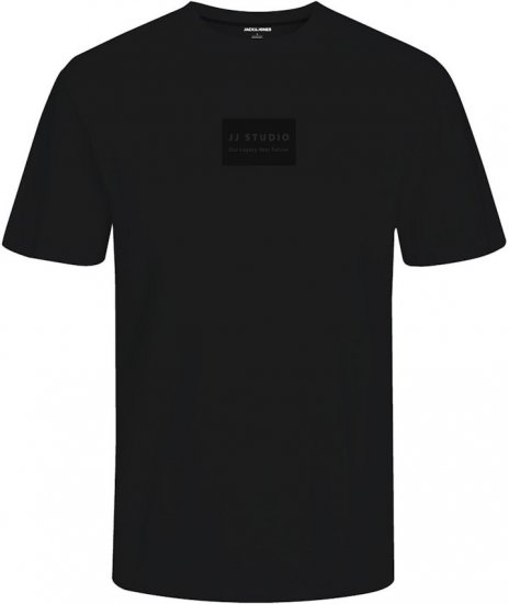 Jack & Jones Hakkai T-Shirt Black - T-shirts - T-shirts Homem Tamanhos Grandes