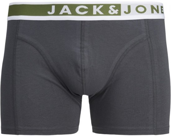 Jack & Jones JACKARIM Trunks 3-Pack Red - Roupa Interior & natação - Roupa interior Homem Tamanhos Grandes