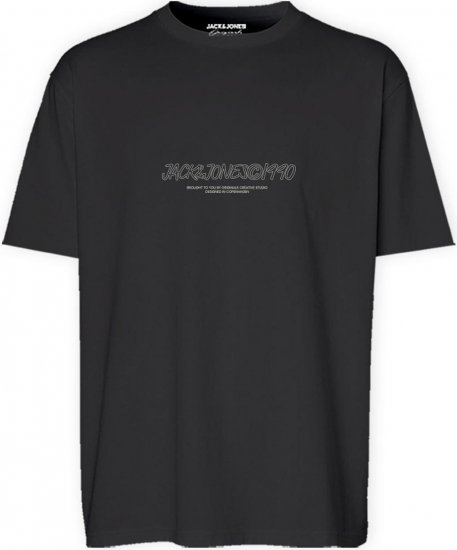 Jack & Jones JORBRONX T-Shirt Black - T-shirts - T-shirts Homem Tamanhos Grandes