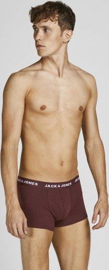 Jack & Jones EVERYDAY Trunks 5 Pack Black - Roupa Interior & natação - Roupa interior Homem Tamanhos Grandes