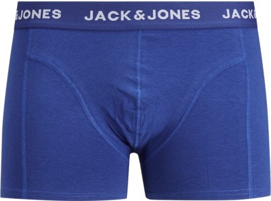 Jack & Jones EVERYDAY Trunks 5 Pack Black - Roupa Interior & natação - Roupa interior Homem Tamanhos Grandes